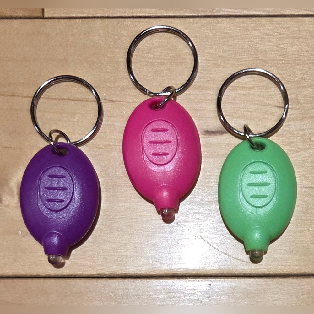 NEW Mini Light Keychains Lot
